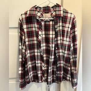 Banana Republic Plaid Button Up